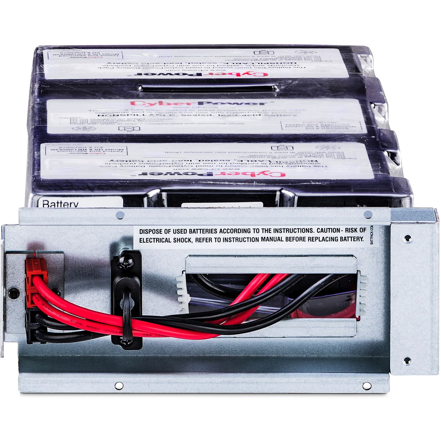 CyberPower RB1290X3R sealed lead-acid replacement battery pack for compatible UPS systems