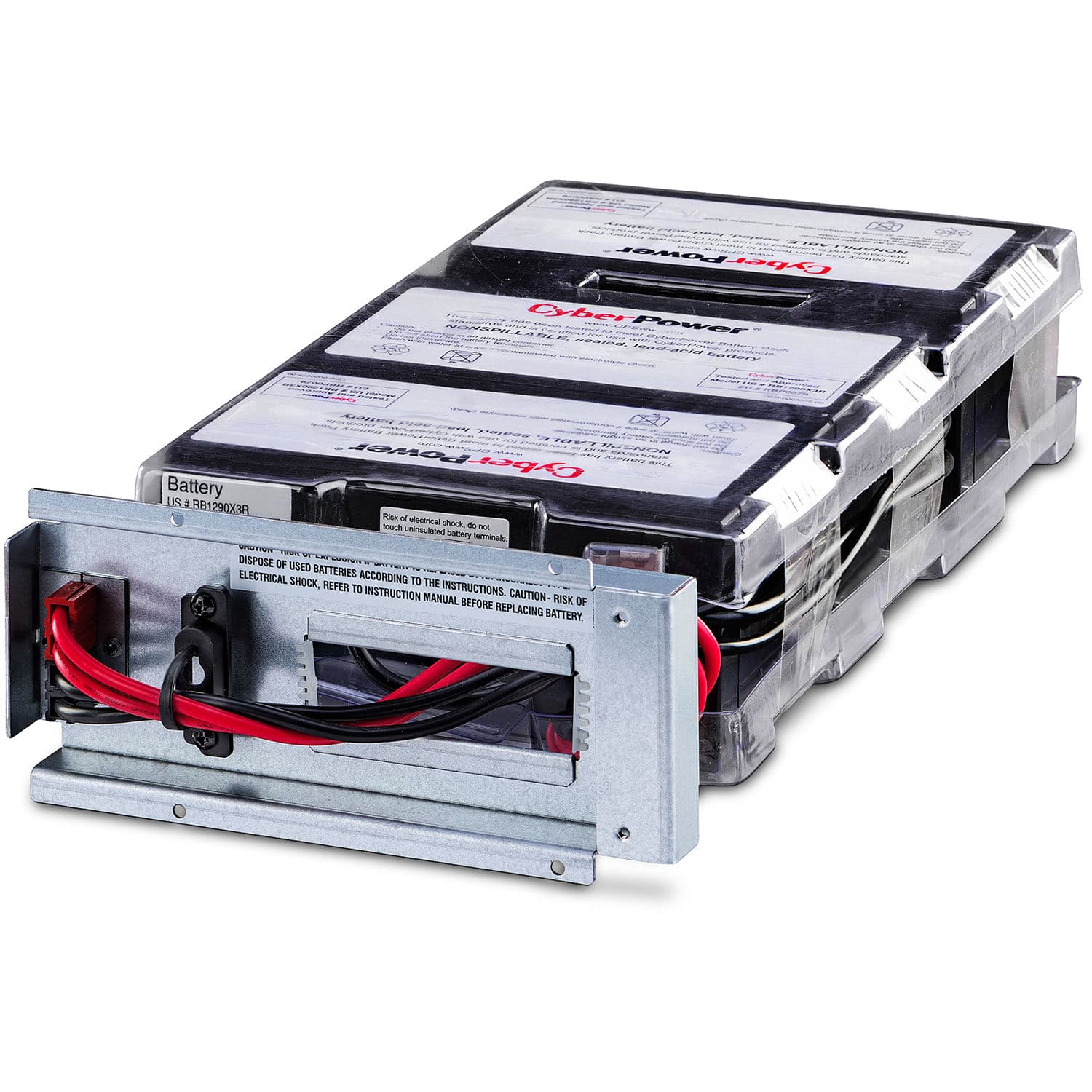 CyberPower RB1290X3R sealed lead-acid replacement battery pack for compatible UPS systems