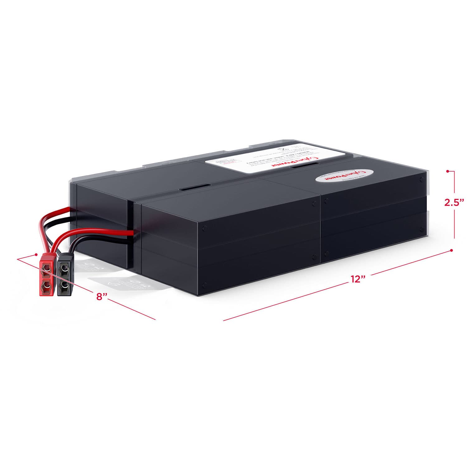 CyberPower RB1290X4L replacement battery cartridge with four 12V 9Ah sealed lead-acid batteries
