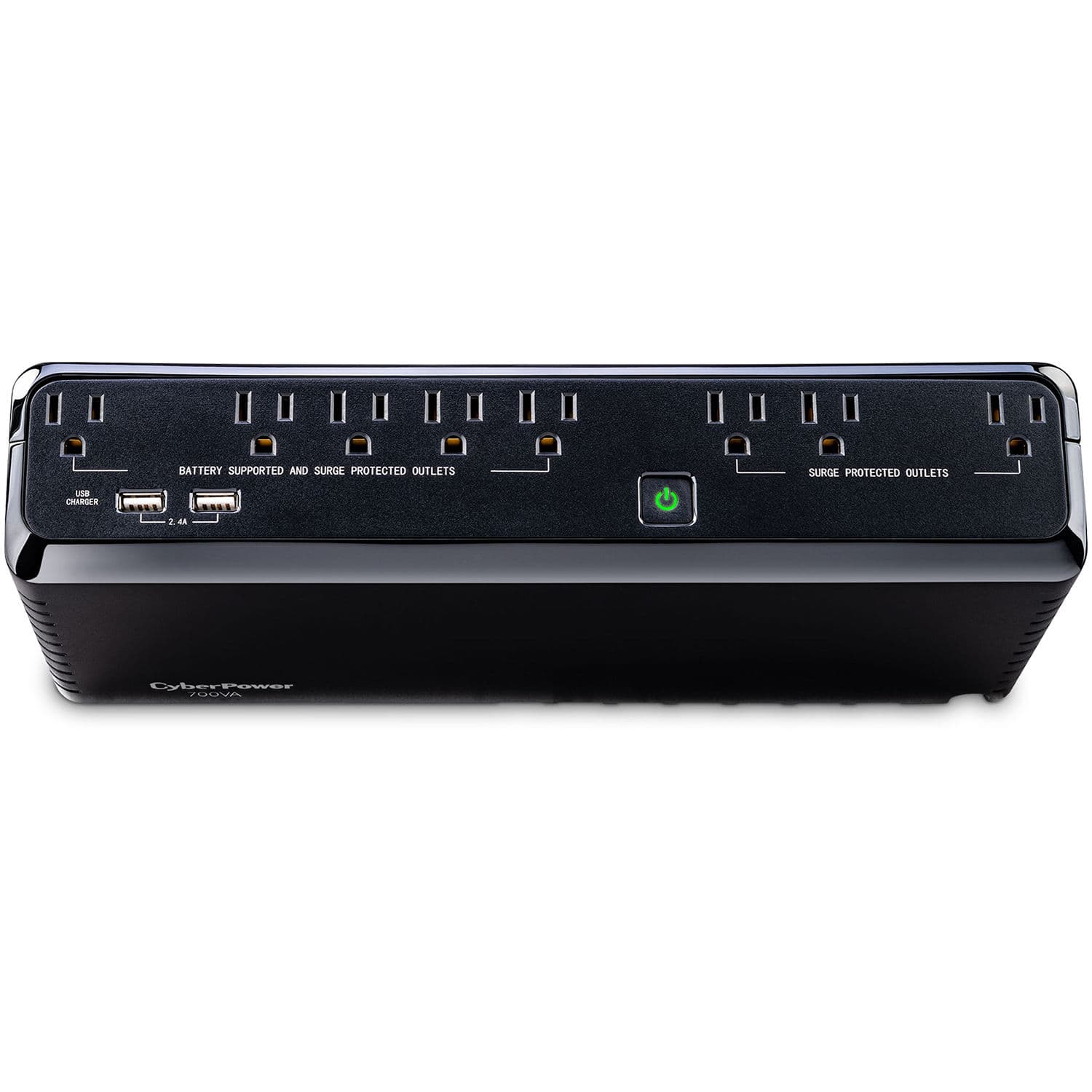 CyberPower SL700U 700 VA slim-line standby UPS with 8 outlets and USB charging