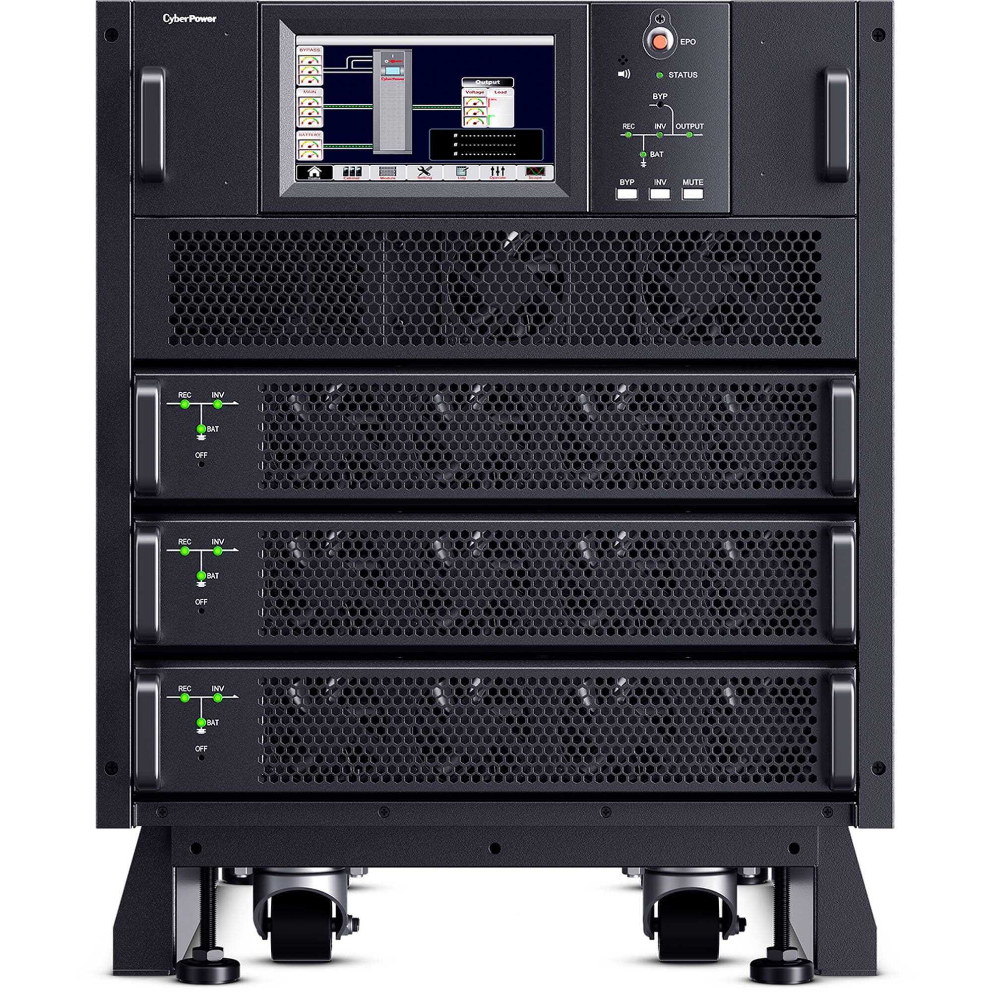 CyberPower SM020KAMFA 20 kVA modular 3-phase online UPS cabinet with RMCARD205 support