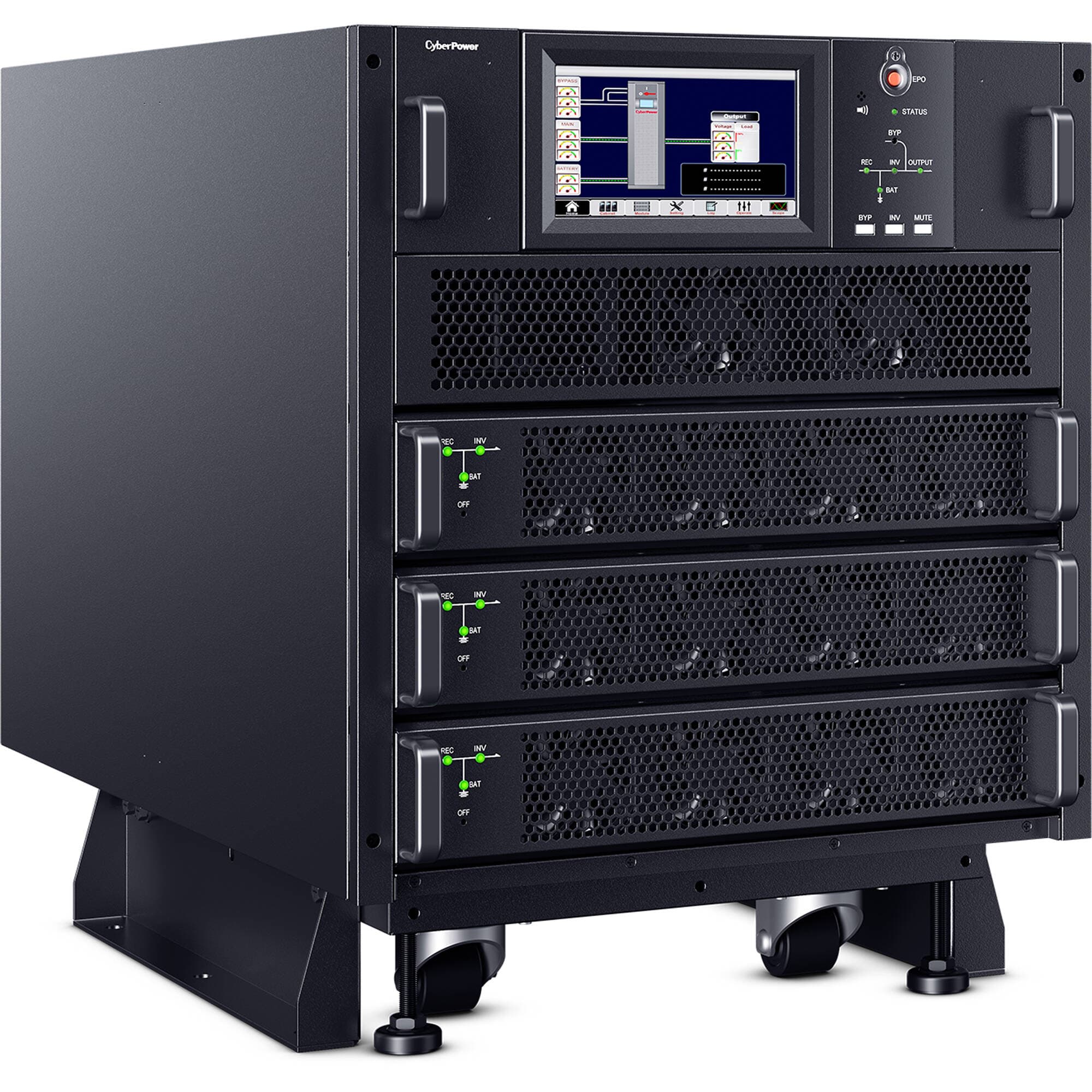 CyberPower SM020KAMFA 20 kVA modular 3-phase online UPS cabinet with RMCARD205 support