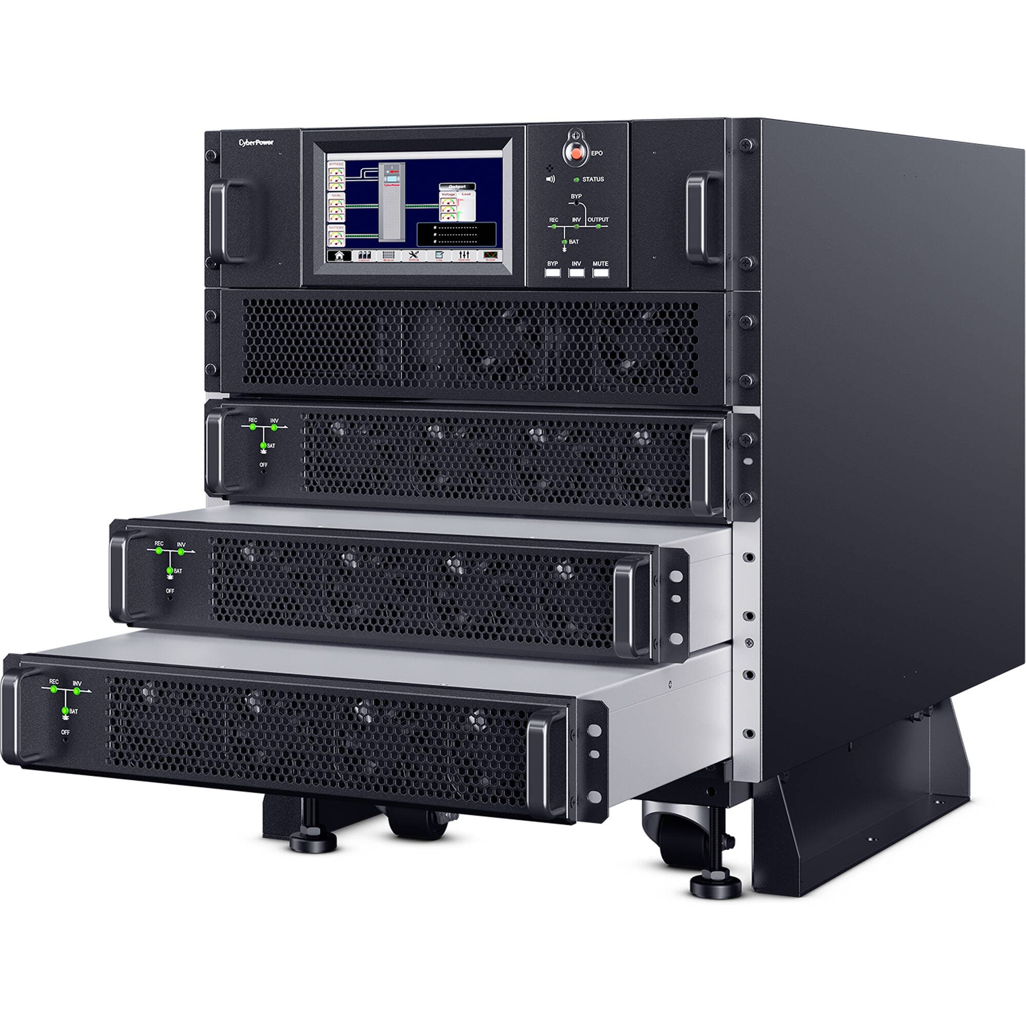 CyberPower SM020KAMFA 20 kVA modular 3-phase online UPS cabinet with RMCARD205 support