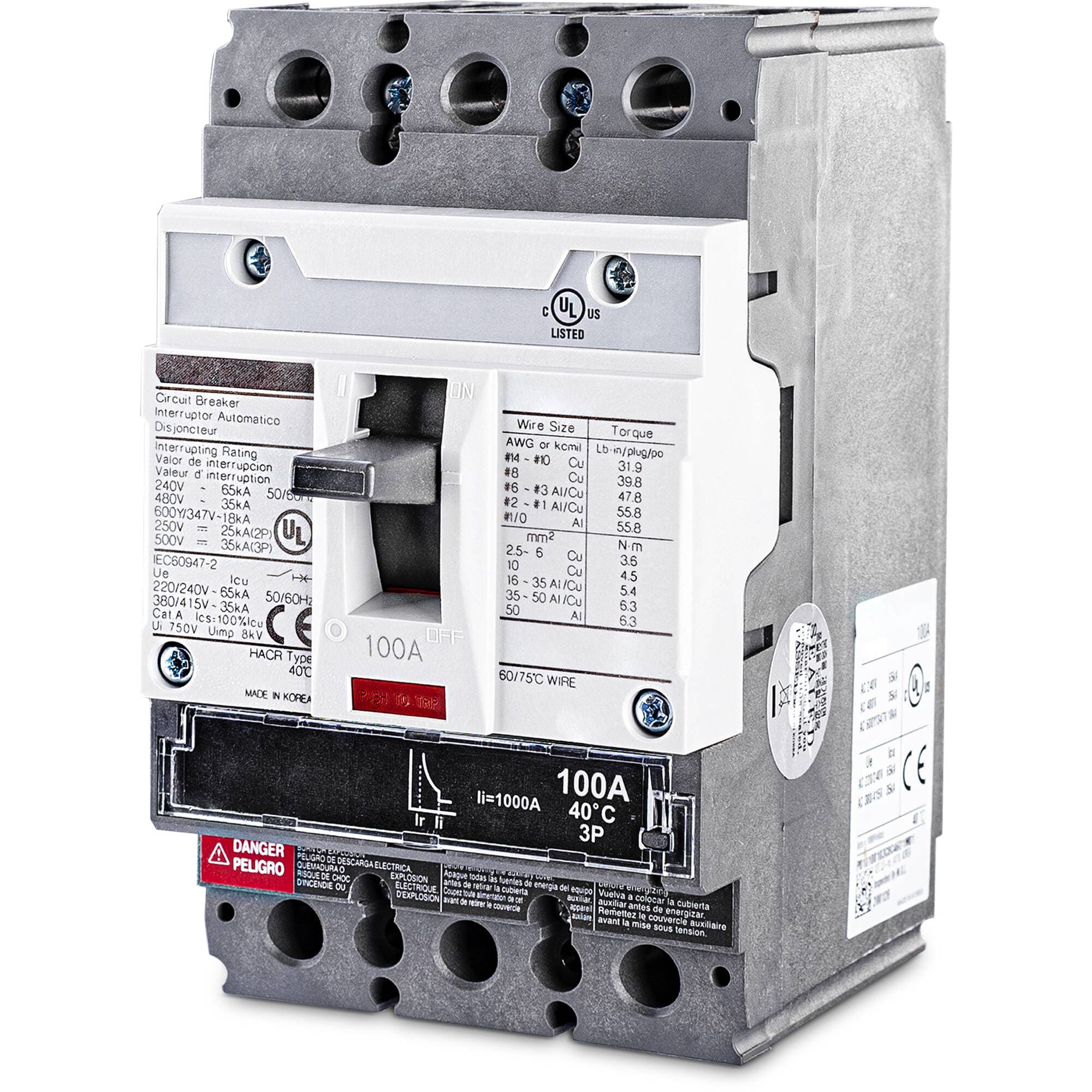 CyberPower SMUCB100UAC 100 A modular circuit breaker for 3-phase UPS applications