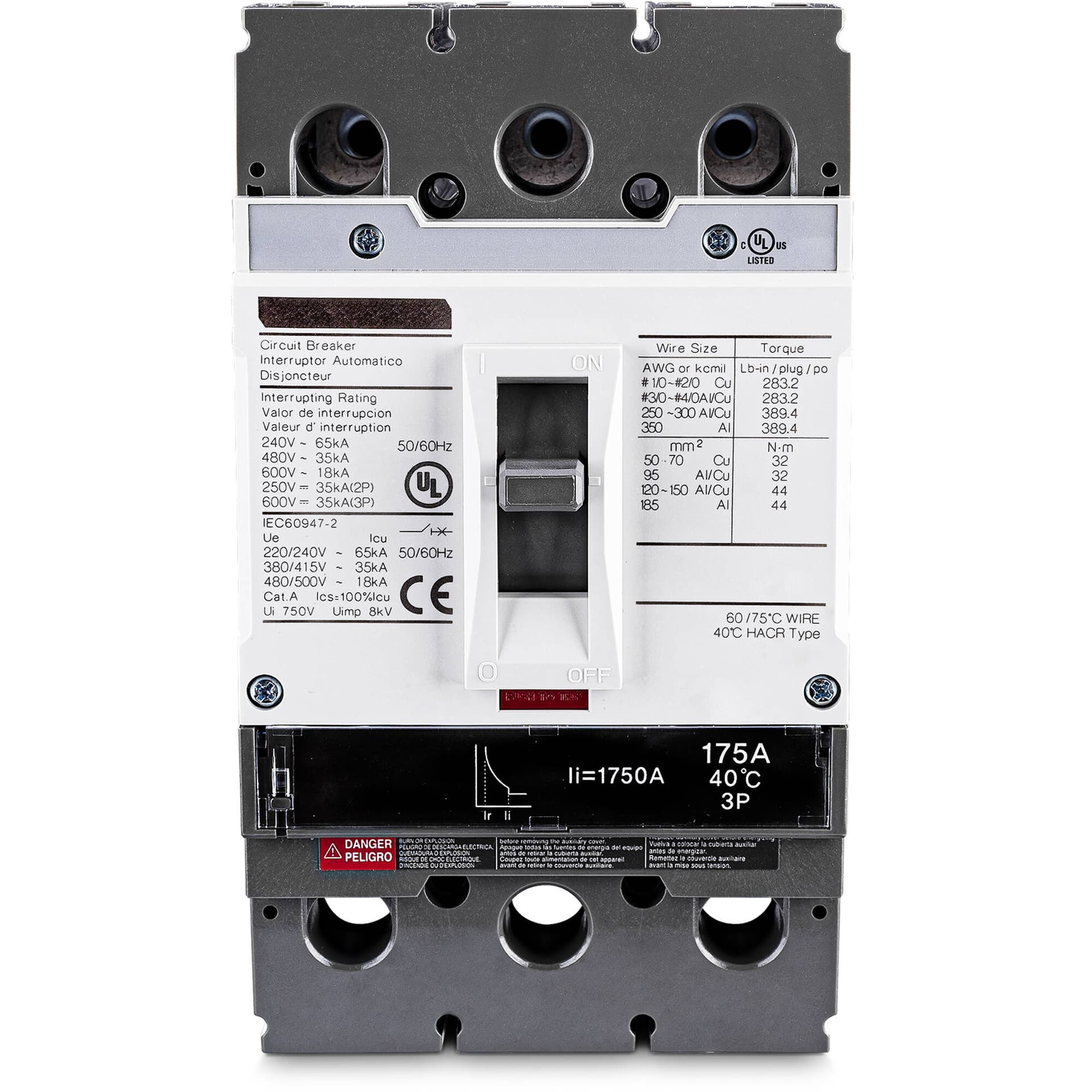 CyberPower SMUCB175UAC modular 175 A circuit breaker for 3-phase UPS systems