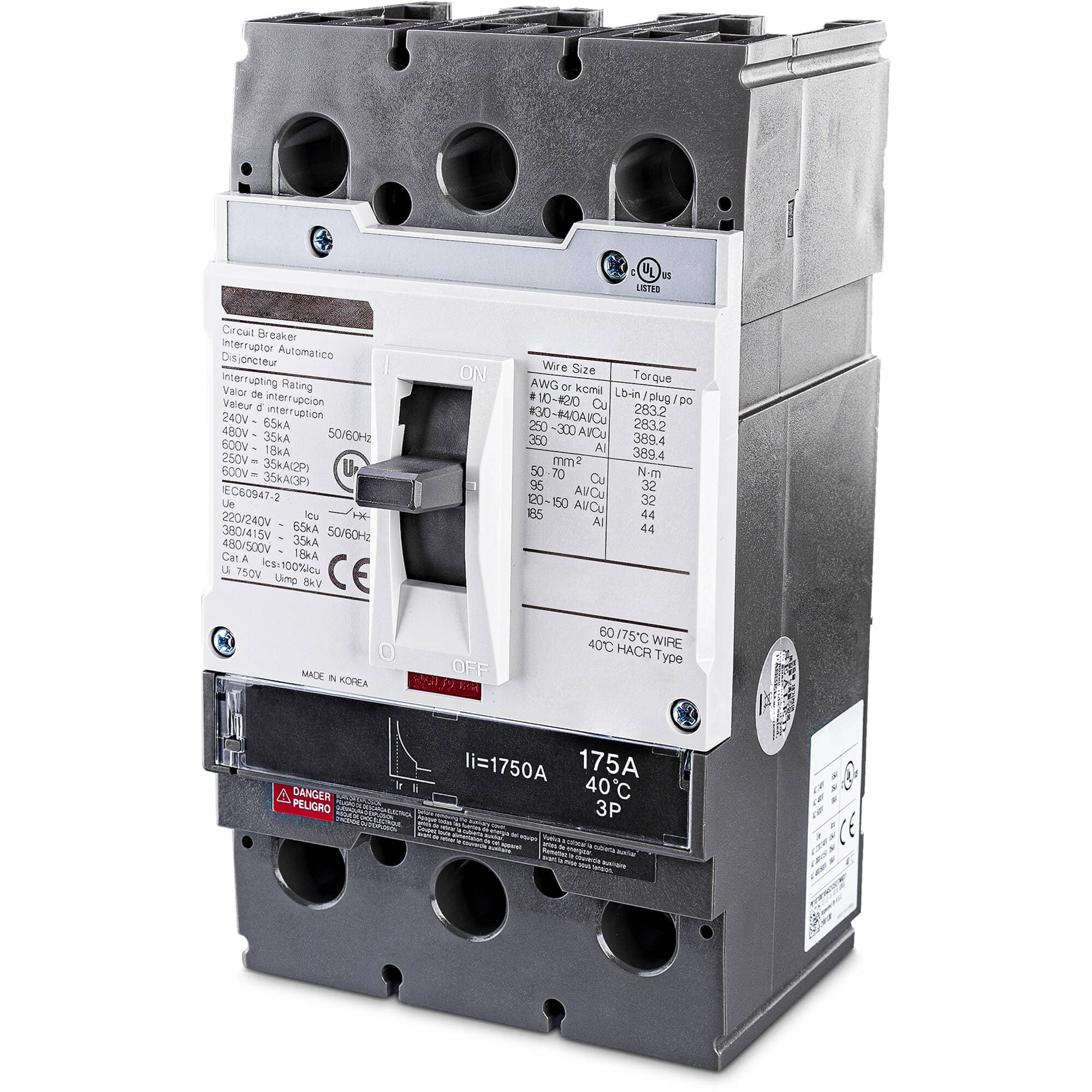 CyberPower SMUCB175UAC modular 175 A circuit breaker for 3-phase UPS systems
