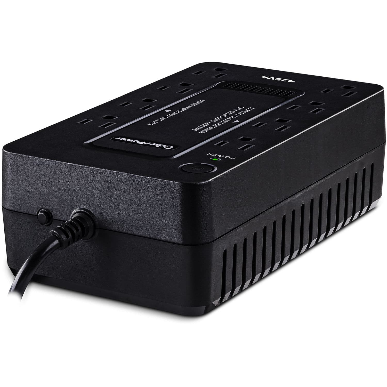 CyberPower ST425 compact standby UPS with 8 outlets for desktop and small office backup power