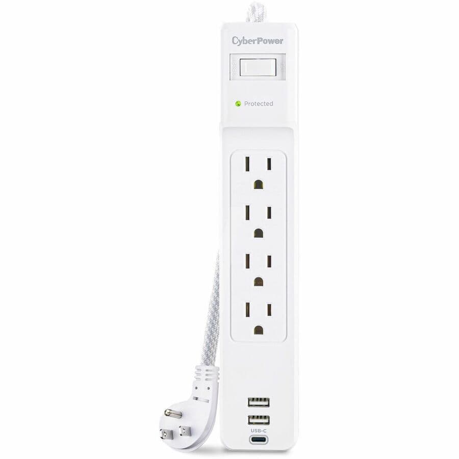 CyberPower P405UC Surge Protector, 125 V, 15 A, 4 NEMA 5-15R | Rack Mount