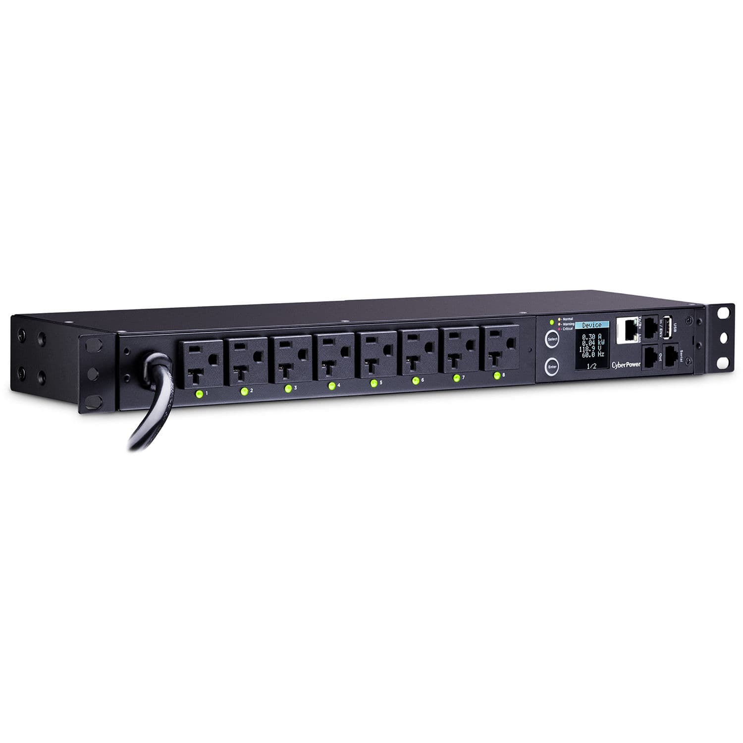 Switched PDU 20a 1u 8 Out 120v