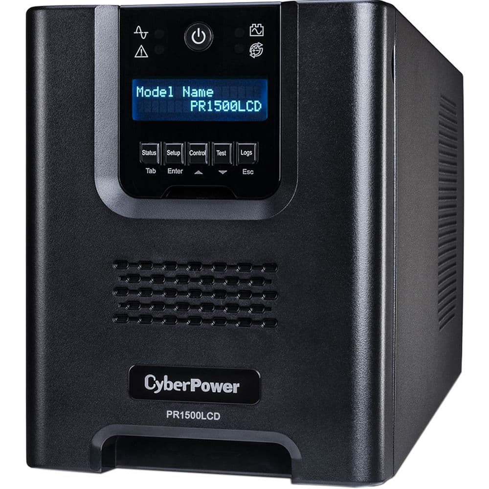 CyberPower PR1500LCDN 1,500 VA 1,050 W Sinewave UPS | SNMP, Tower