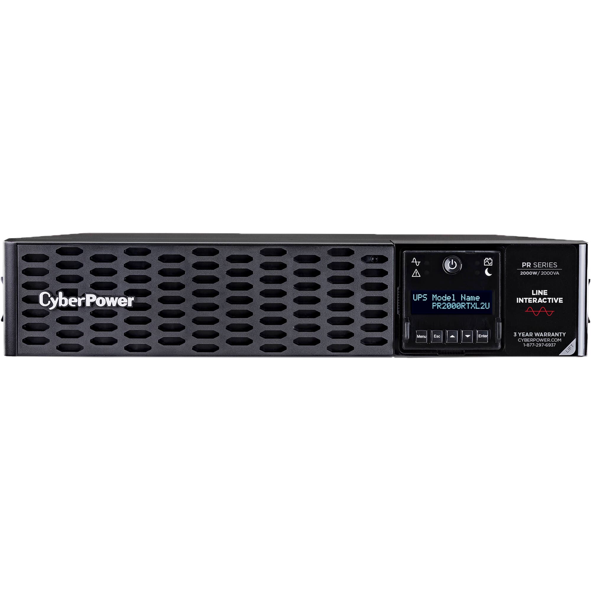 CyberPower PR2000RTXL2UTAA 2000VA/2000W UPS | 2U Rack Mount